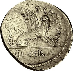 titus carisius denarius