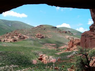 view from la Cueva de las Momias