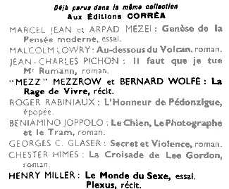 publications de Maurice Nadeau