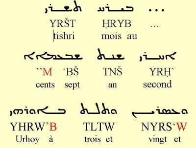 colophon manuscrit syriaque
