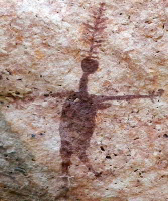 femme aborigène arbre de vie, Laura, Qld