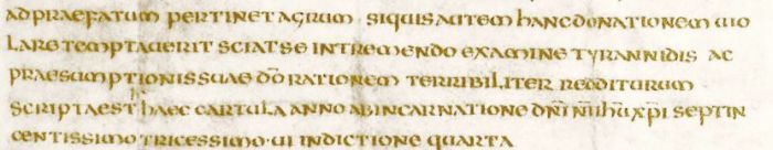 Colophon du Dipl&ocirc;me d'Ismere
