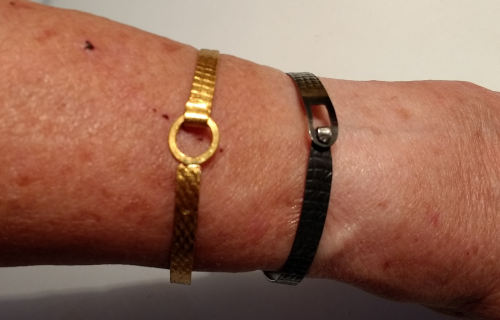 bracelet belcro Or et Niobium