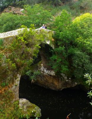 Pont de Taboada sur la route de l'or en Galice