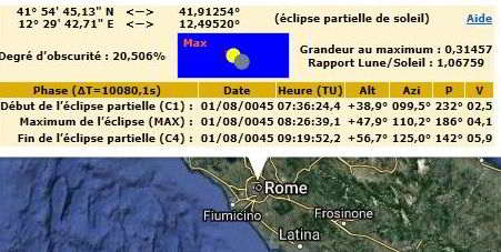 eclipse de Claudius
